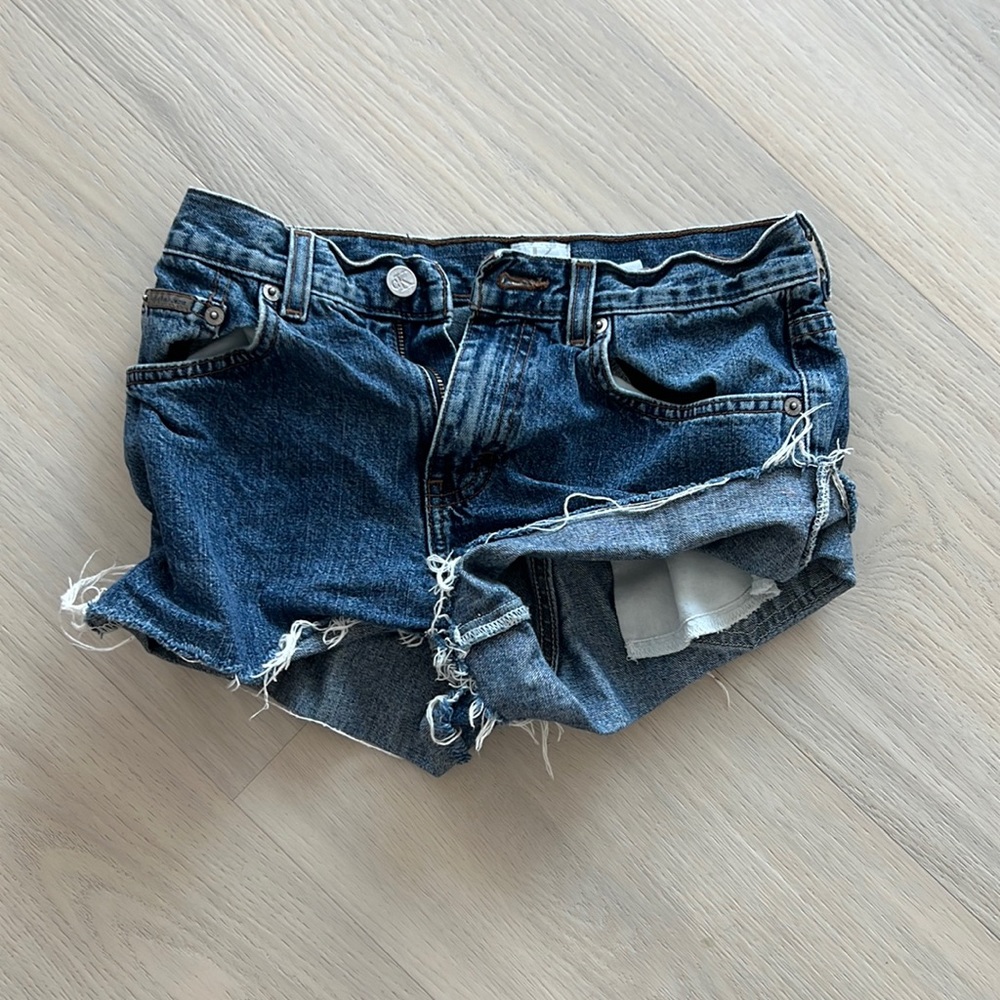Vintage 90s Calvin Klein denim shorts